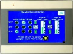 New Dri-Touch 7" color touch screen control integrates blender, dryer, and loading system controls for easy access
